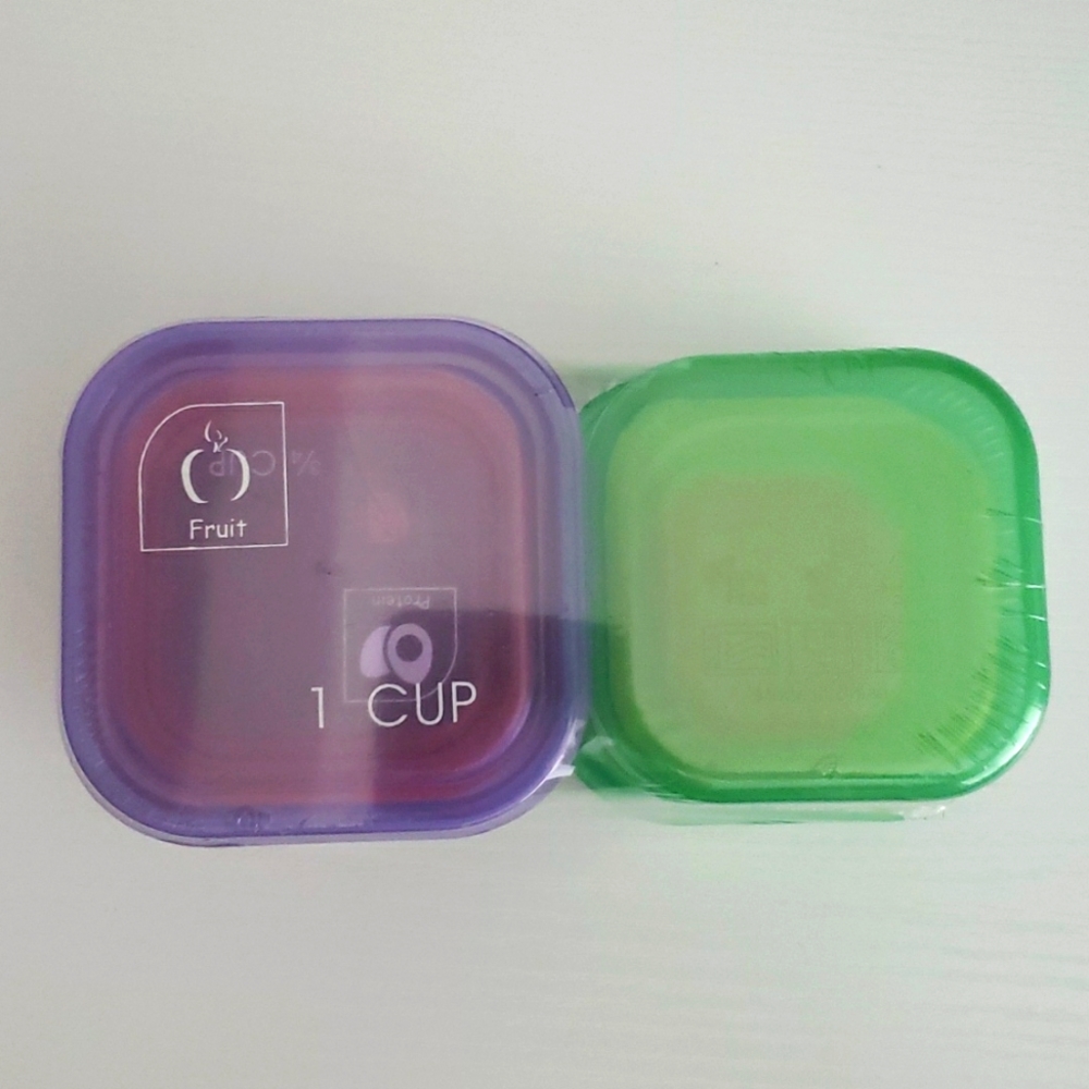 Portion control containers 7 piece